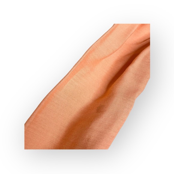 See by Chloe ༻ Pussy Bow Silk Crepe Crepon Sleeveless Top ༻Coral Pink Orange ༻ 6 - Picture 13 of 16